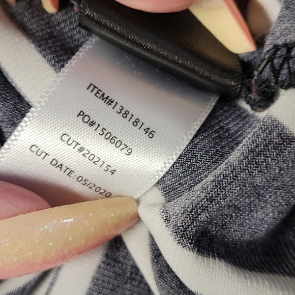 Torrid Studio Knit Lake Yoke Harper black white lace top 00 - Picture 8 of 9